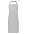 BR500 Brand Lab Adjustable Bib Apron Silver colour image